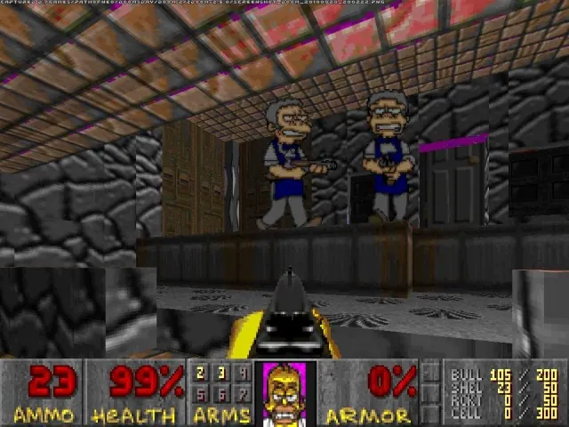 Скриншот Simpsons doom2