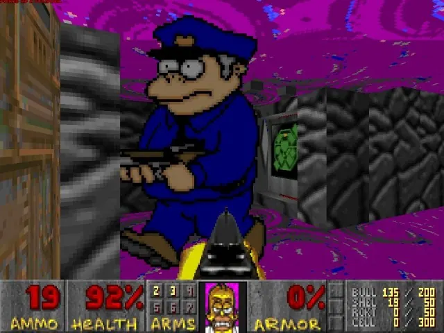 Скриншот Simpsons doom2