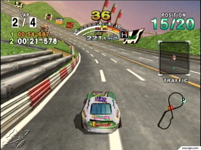 Скриншот Daytona USA 2001