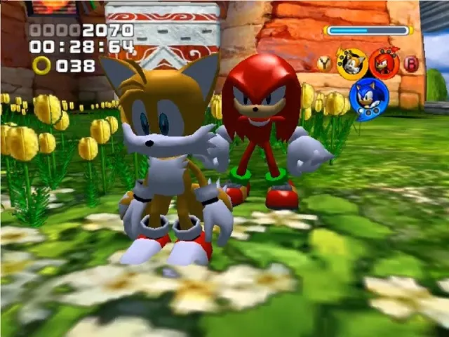 Скриншот Sonic Heroes